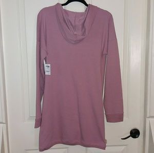 ROSE pink hoodie dress